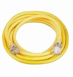 Extension Cords: Coleman Cable 02687 10/3 25-Foot Vinyl Outdoor Extension Cord