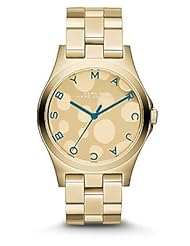 Marc By Marc Jacobs Henry Gold Tone and Painted Teal Watch MBM3267