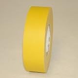 JVCC J90 Low Gloss Gaffer-Style Duct Tape: 2 in. x 60 yds. (Yellow)