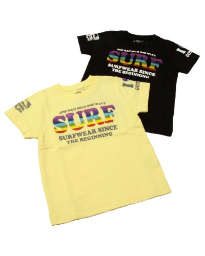 GOTCHA KIDS （ガッチャ キッズ）22G3024 グラデーション 刺繍柄 Tシャツ