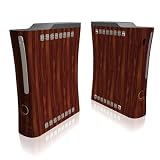 MyGift Dark Rosewood Full Body Protector Skin Decal Sticker for Xbox 360 Console