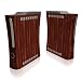 Dark Rosewood Design Xbox 360 Front Panel Protector Skin Decal Sticker