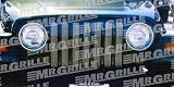 Fat Face (Wide Bar) Polished Finish Aluminum Billet Grille for the Jeep Wrangler TJ