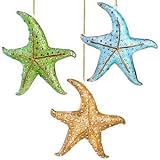 Christmas Starfish Ornament Set