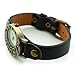 2014 Hot Sell Fashion Women Black Watch PU Leather Strap Retro Personal Digital Design Cheap Price W162