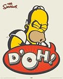 Empire 30641 The Simpsons - Homer Retro D´oh, Film Kino Movie Mini-Poster ca. 50 x 40 cm