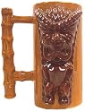 TIKI MUGS GOD OF MONEY - HAWAIIAN CERAMIC 3-D DESIGN