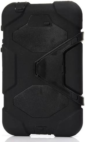 Huaxia Datacom Heavy Duty rugged impact Hybrid Case with Build In Kickstand Protective Case For Samsung Tablet Galaxy Tab 3 7.0-inch P3200 - Black