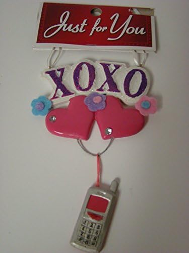 XOXO & Hearts with Cellphone Ornament