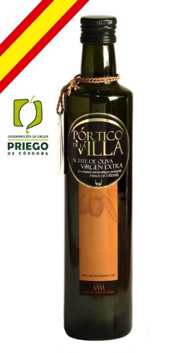 Portico de la Villa- Award Winning Cold Pressed EVOO Extra Virgin Olive Oil, 2011-2012 Harvest, 17-Ounce Glass Bottle