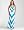 Mitered Stripe Maxi Dress - CAPRI BREEZE/WHITE (XXS)