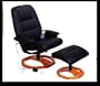 Aosom� I3128 Leather Office/recliner Massage Chair with Ottoman--black