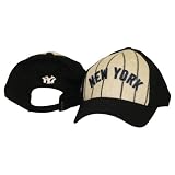 New York Yankees Old School Pin Stripe Adjustable Baseball Hat