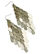 Antique Gold Tone Dangle Chandelier Earrings Fashion Jewelry