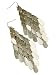 Antique Gold Tone Dangle Chandelier Earrings Fashion Jewelry