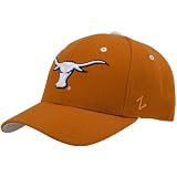 Zephyr Texas Longhorns Burnt Orange Bevo Head Fitted Hat
