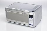 Miallegro 5380 Smartblue 6-Slice Digital Convection Toaster Oven With Pizza Bump, Stainless Steel