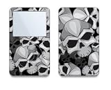 Skulls Design Decal Protective Skin Sticker for Apple iPod video 5th Gen 30GB/ 60GB/ 80GB