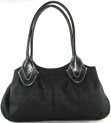 Nine West "Small Signs" Shoulder Bag in Black / Black