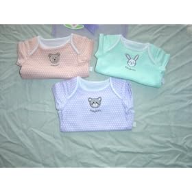 <b>American Girl Bitty Baby Bitty Tees Gift Set 2 Cat,bunny & Bear</b>