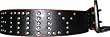 Emily the Strange Juniors Black Leather Belt with EMILY in Studs Studded
