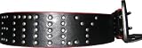Emily the Strange Juniors Black Leather Belt with EMILY in Studs Studded