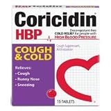 Cold, Flu & Cough Treatment Supplies item: Coricidin Hbp Cough & Cold Tablets - 16 Ea, 2 pack