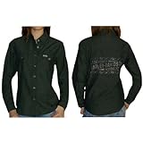 Womens Harley Davidson Motorcycles Denim Racing Shirt