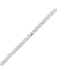 Sterling Silver 4.5mm Fancy Cable Chain - 18 Inch