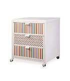 LittleMissMatchedTM SWITCHaroo 3-Drawer Rolling Chest By Powell Furniture