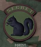 Milspec Monkey Secret Squirrel PVC Patch (FOREST)