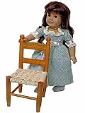 Set of 2 Ladderback Chairs Perfect for 18 American Girl Dolls