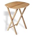 Solid Wood Folding TV / Laptop / Craft Table - Natural
