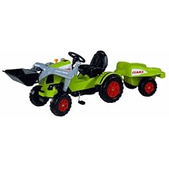BIG 56553 - New-Claas-Celtis Loader mit Trailer, Tret-Traktor mit Anh�nger