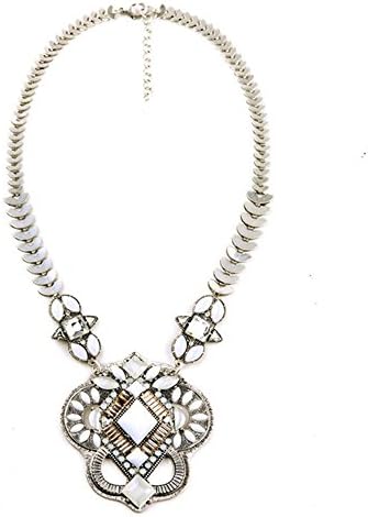 Vintage Jewelry Women Statement Pendant Leaf Chain Necklace