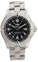 Breitling Aeromarine Colt Quartz Steel Black Mens Watch A7438010-B7-812A