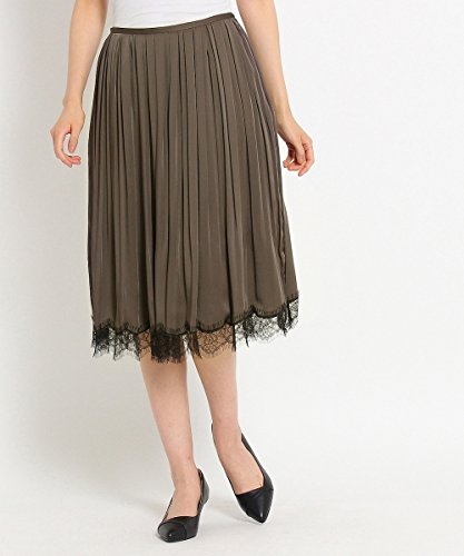 (アンタイトル) UNTITLED [L]サテンプリーツスカート 15379902