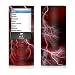 Apocalypse Red Design Decal Sticker for the iPod Nano 5G (5th Generation)