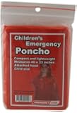 Children's Emergency Poncho, Weather Protection, Rain Gear, Emergency Zone Brand