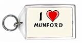 I Love Munford Keychain