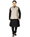 JBN Creation Men Black Cotton Silk Kurta Pyjama with Matka Silk Modi Jacket RS.999.00