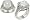 2 Row Pave Diamond Engagement Ring 1.07cttw (CZ ctr)