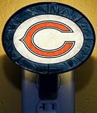 Chicago Bears Art Glass Night Light