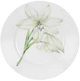 Corelle Lifestyles 10-3/4-Inch Dinner Plate, White Flower