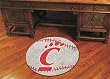 Univ of Cincinnati Baseball 29" Round Floor Mat (Rug) - Cincinnati Bearcats NCAA College Athletics