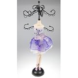 Junior Prom Dress Jewelry Stand Mannequin with Sequins / Tulle / Embroidery - Purple Junior Prom Dress Jewelry Stand Mannequin with Sequins / Tulle / Embroidery - Purple