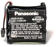 Replacement Battery For Panasonic KX-TG2400, KX-TG2500, KX-TG2550, KX-TG2570