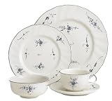 Villeroy & Boch Vieux Luxembourg 60-Piece Dinnerware Set, Service for 12