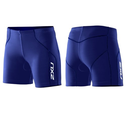 2XU 2012 Women's Comp Triathlon Shorts - WT1842b (Royal Blue/Royal Blue - S)