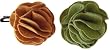 Handmade Felted Hair Pieces - Safari Combo (Caramel/olive)
